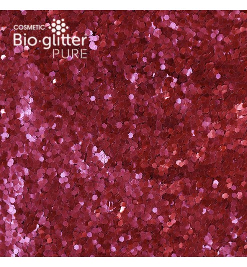 Cosmetic Bio-glitter Pure Red
