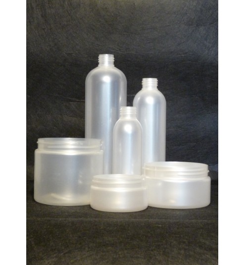 Plastic 500 mL Cosmetic Jar FROSTED