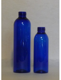 Plastic 250 mL Bottle BLUE (24-410 Neck)